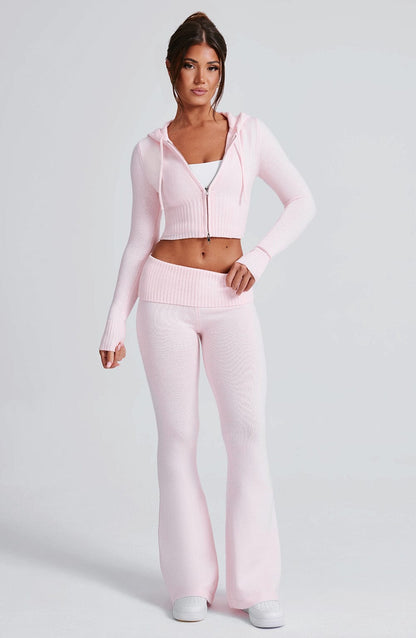 Portia Pantalones de Punto - Rosa - SC