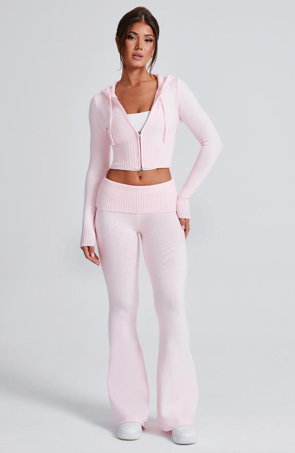 Portia Pantalones de Punto - Rosa - SC