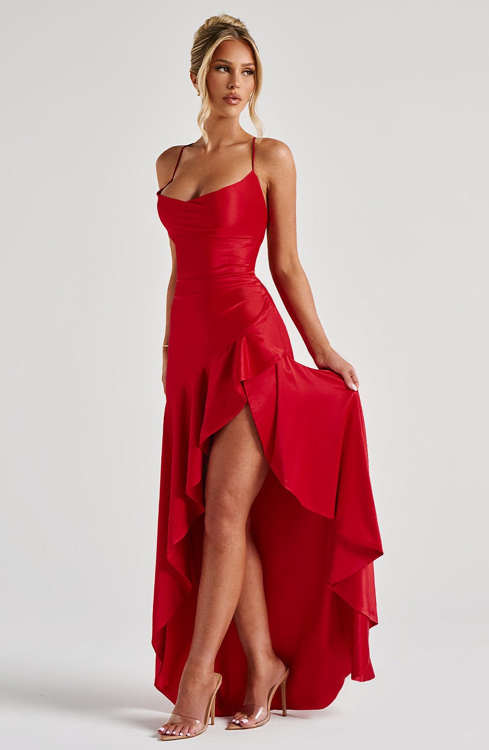 Samira Vestido Largo - Rojo - SC