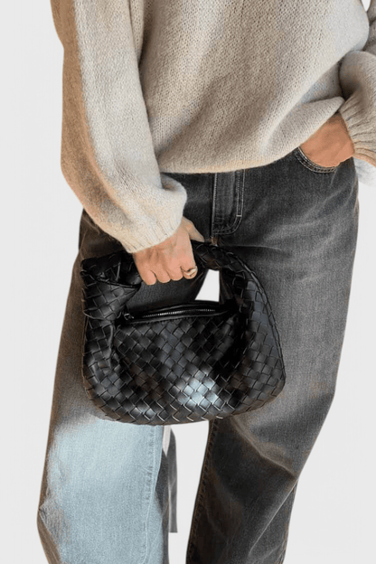 Bolso Satchel Mini Woven Sage - SC