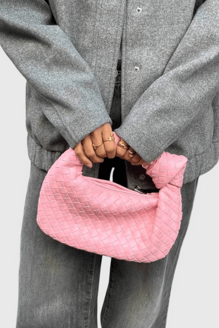 Bolso Satchel Mini Woven Sage - SC