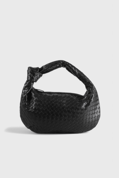 Bolso de Hombro Tejido Mediano Sage - SC
